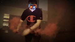 Ghost Luminous Face Mask for Halloween Party