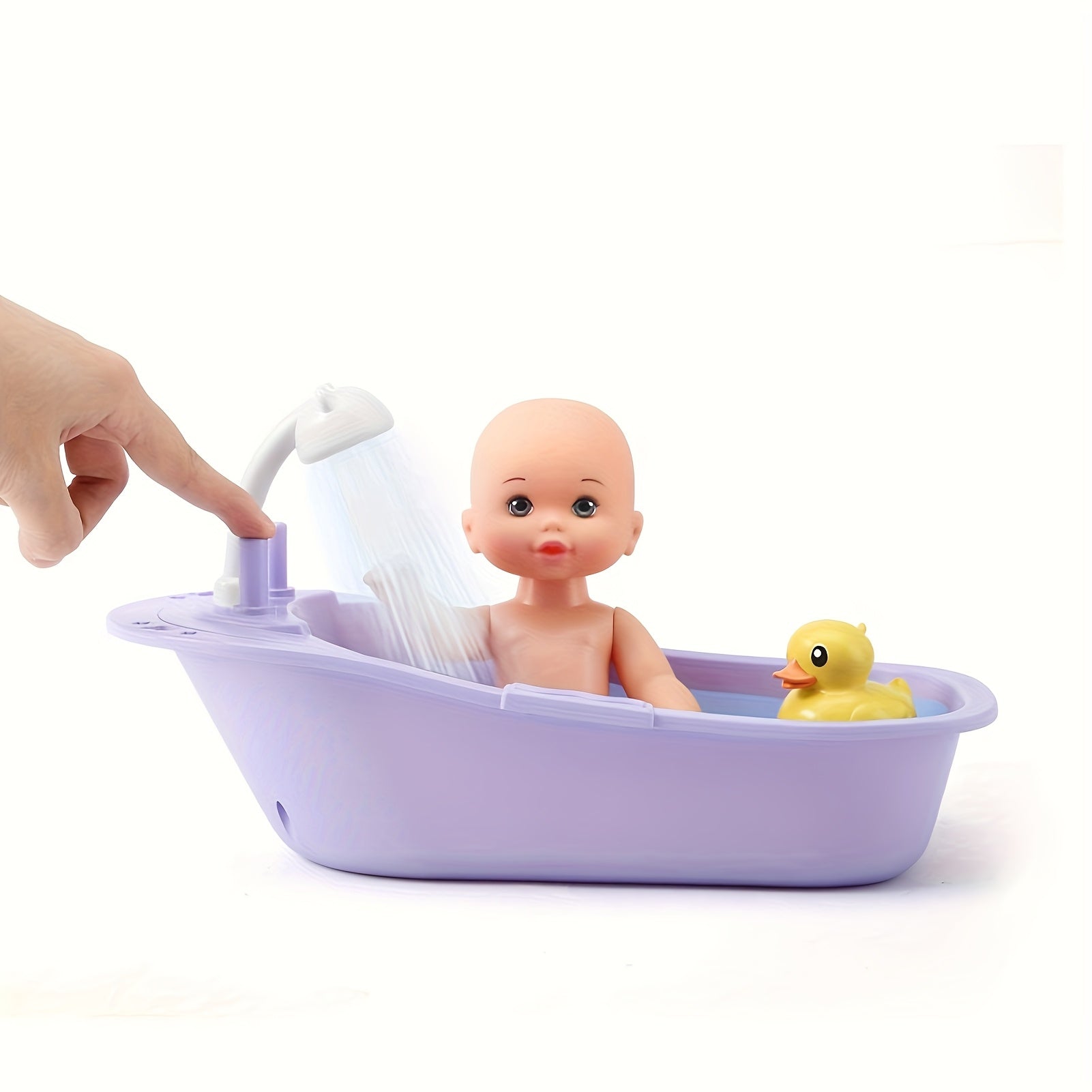 Belinda 21" Baby Doll W Bathtime Set 5 Accessories Included