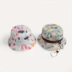 Kids Sunscreen Beach Hat Adjustable Baby Fisherman Hat