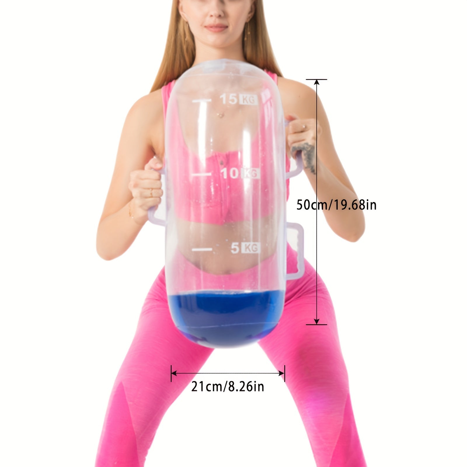 Water Filled Boxing Fitness Water Bag Dumbbell Squat Equipment