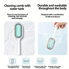 3-In-1 Cat Brushes: Grooming, Massager, Shedding Fur Remover