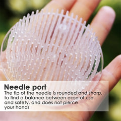 Clear Plastic Flower Frog Pin Holder for Arrangements