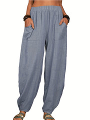 High Waist Baggy Harem Pants Casual Women's Clothing