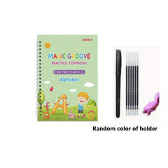 Reusable Handwriting Workbook for Kids - Alphabet & Writing Practice Book