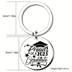 Senior Graduation High School College Inspirational Keychain Gift