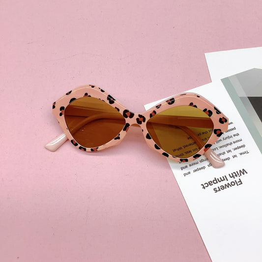 Girl's Pattern Sunglasses UV Protection for Outdoor Travel