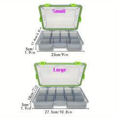 1pc Single Layer Parts Box Plastic Household Screw Box