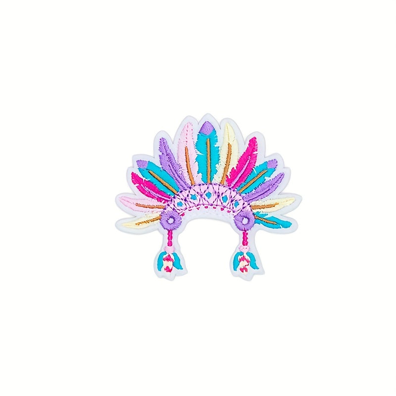 20pcs Cactus Embroidered Patch DIY Clothing Jacket Dress Accessories