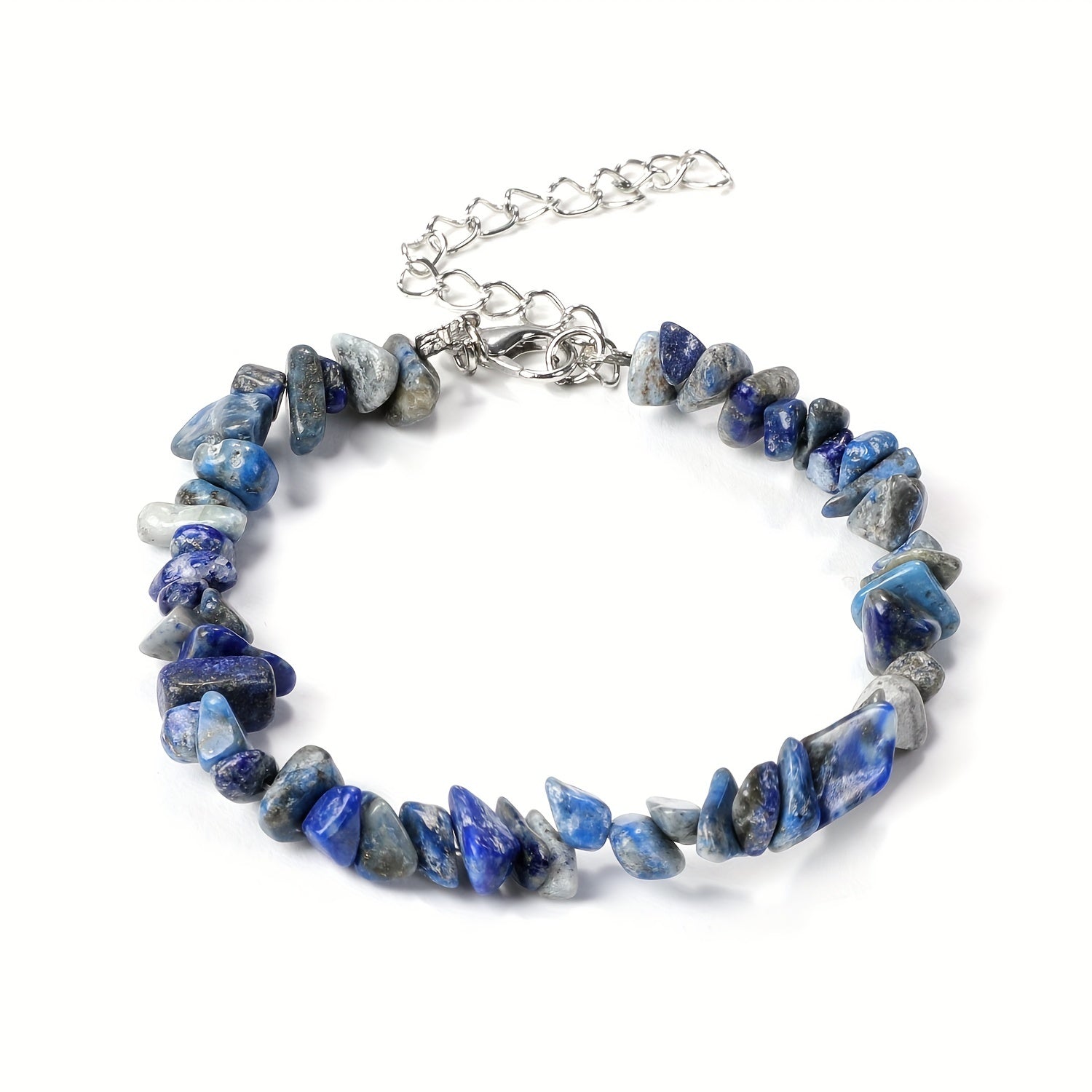 Natural Crystal Stone Irregular Bohemian Style Bracelet