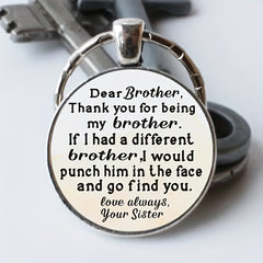 Creative English Keychain for Good Wishes - Extraordinary Texture