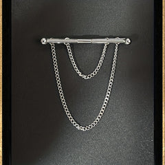 Chain Tassel Collar Suit Buckle Collar Clip Collar Pin Men's Jewelry