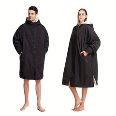 Quick Drying Surf Poncho Changing Robe with Hood and Pocket