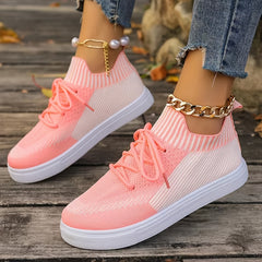 Breathable Flying Woven Shoes Lightweight Casual Running Sneakers