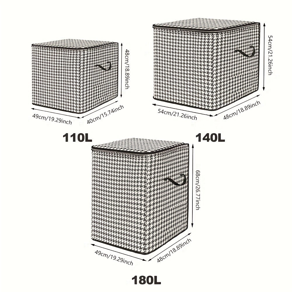 Quilt Storage Bags Foldable Bins Closet Organizers Stackable Containers