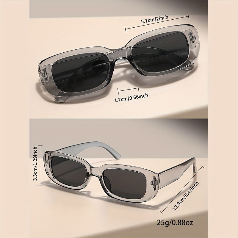Y2K Square Sunglasses UV400 Sun Shades Glasses