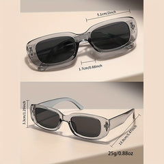 Y2K Square Sunglasses UV400 Sun Shades Glasses