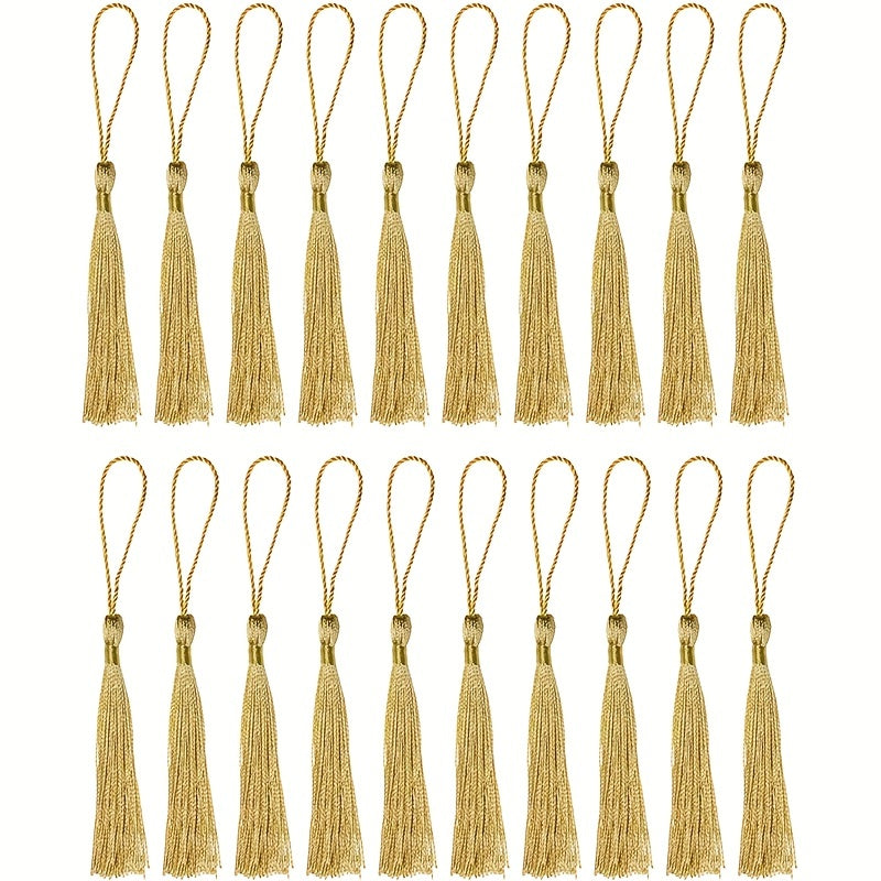 10pcs DIY Keychain Tassels for Crafting and Jewelry Making