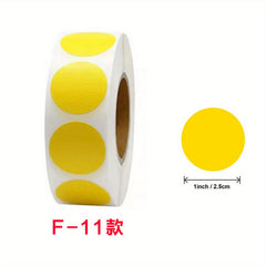 160pcs Color Round Labels for Storage Classification and Gift Packaging
