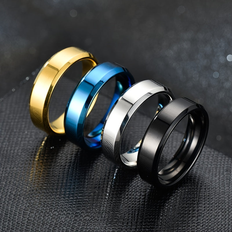 Men's Stainless Steel Ring - Gothic Skull Design