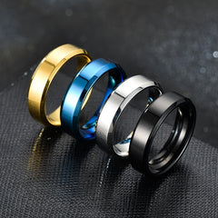Men's Stainless Steel Ring - Gothic Skull Design