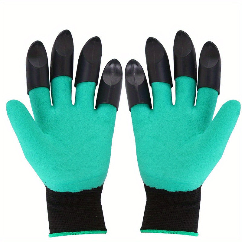 Garden Gloves With Claws - Protect Fingers & Nails - Dig, Plant, Weed, Seed