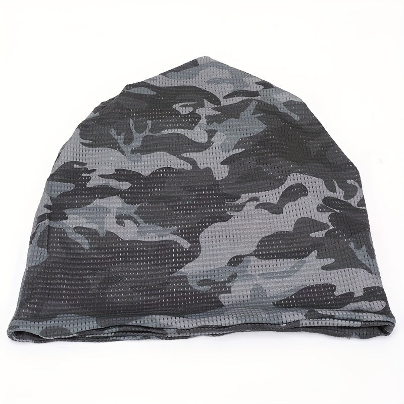 Breathable Sport Beanie Hat Outdoor Running Skull Cap Elastic Chemo Headwear