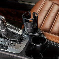 Car Cup Holder Extender Auto 2 In 1 Cup Holder Automobile 360 Degree Rotation