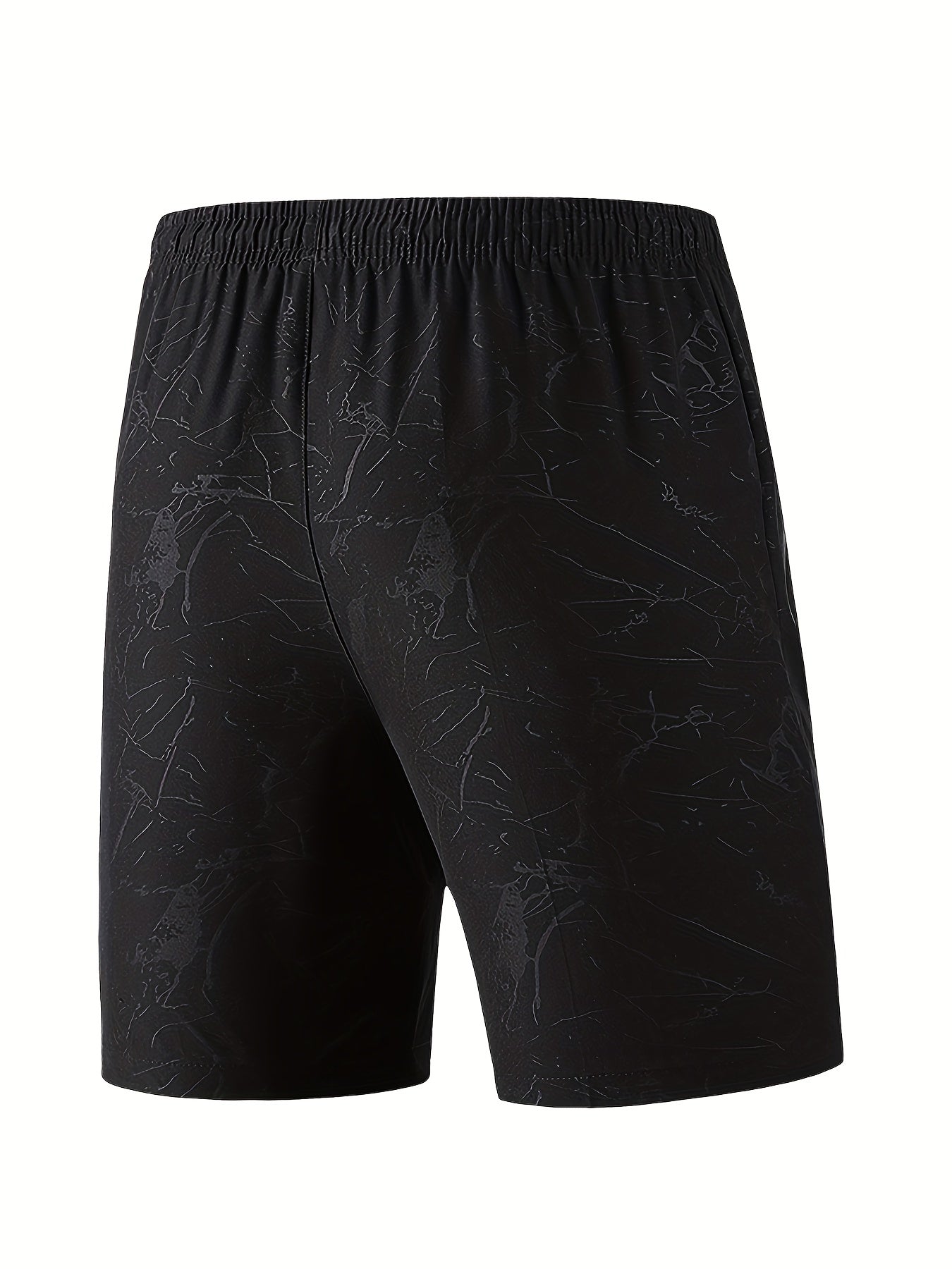 Men's Active Drawstring Shorts with Zip Pockets