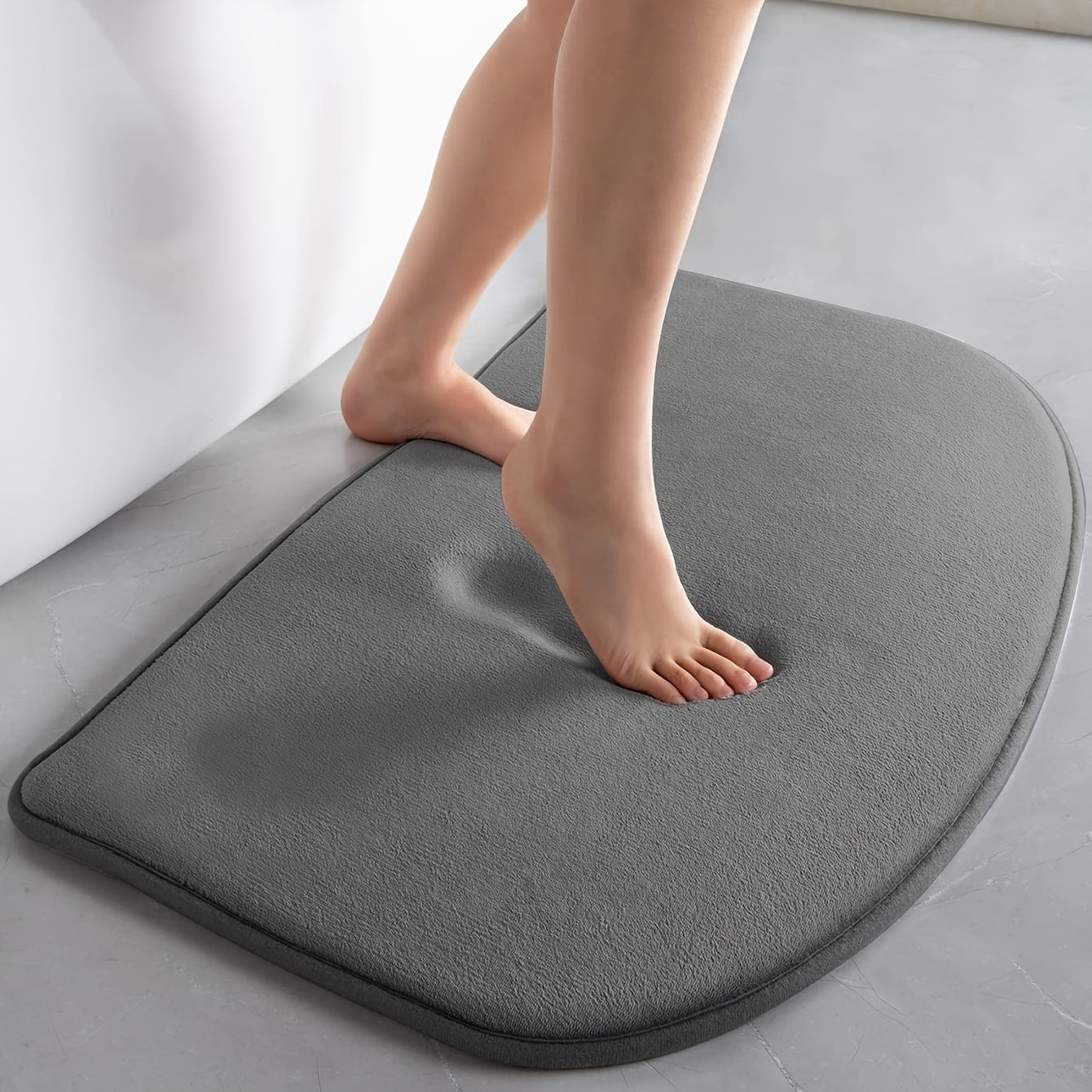 Quick Dry Absorbent Bathroom Rugs Dirt Resistant Mats