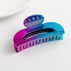 4pcs Y2K Gradient Colorful Claw Clip Large Shark Claw for Women Girls