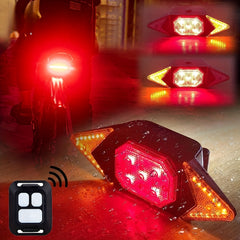 Rechargeable Bicycle Turn Signal Light Waterproof Bright Indicator