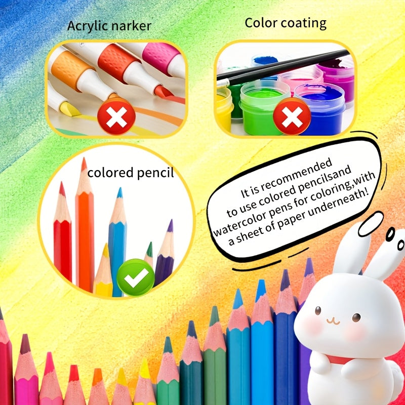 Monster Themed Adult Coloring Book 24 Pages Single Sided Prints