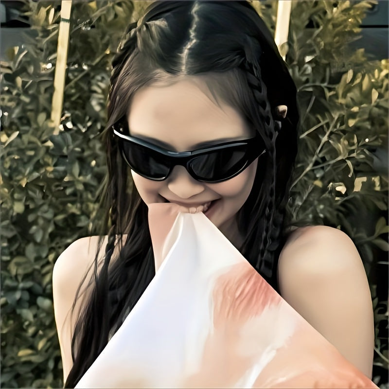 Girl's Wrap Around High Sunglasses Vintage Glasses