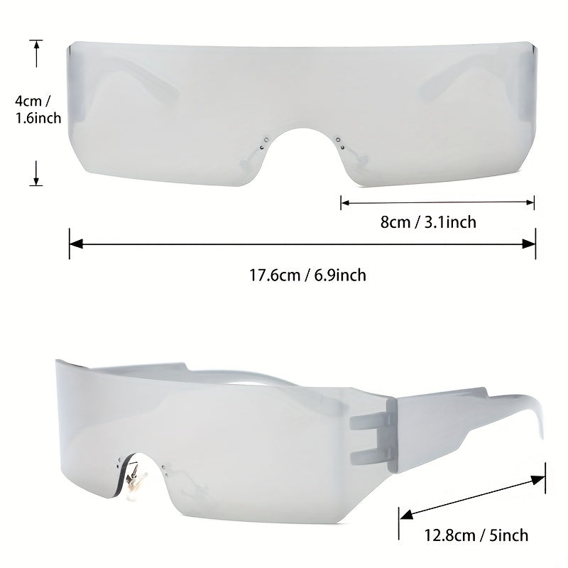 Y2K Cyberpunk Sunglasses Anti Glare Sports Glasses UV400