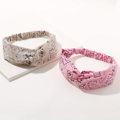 6PCS Boho Style Head Band Cross Knotted Hair Tie Headband Hair Accessories