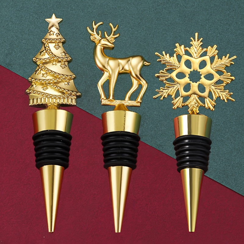 Christmas Gift Wine Preservation Stopper Party Decoration