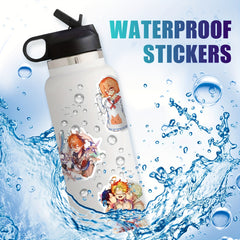 300pcs Anime Mixed Stickers Waterproof Vinyl Manga Stickers for Laptop Water Bot