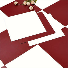 10 Pcs Waterproof Peel & Stick Vinyl Flooring Tiles for Bathroom & Kitchen
