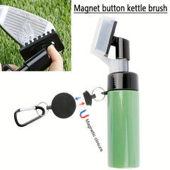 Portable Golf Club Cleaning Brush with Water Spray Bottle