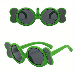Elephant Nose Sunglasses Round Frame UV Protection Outdoor Activity Glasses
