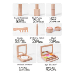 Wooden Play House Makeup Toy for Girls