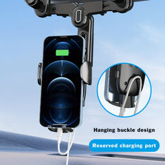 Car Rear View Mirror Phone Holder Mount