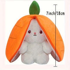 17.78 cm Reversible Bunny Pillow Plush Toy