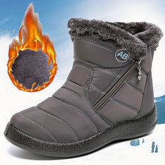 Thermal Fur Lined Snow Boots Non Slip Winter Boots