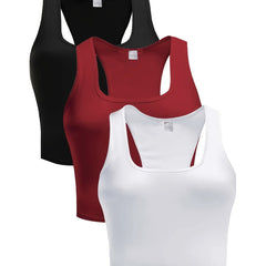 3 Pcs Sexy Plus Size Tank Top Set