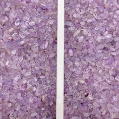 50g Natural Lavender Amethyst Crushed Stones Healing Quartz Crystals