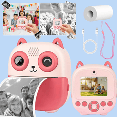 Portable Mini Photo Printer & Digital Camera for Kids USB C Charging