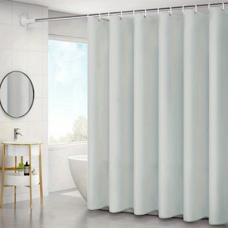 PEVA Solid Shower Curtain Waterproof Bath Curtain 70 86'' X 70 86''
