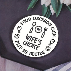 Funny Destiny Flip Coin Gift For Men Women Valentines Anniversary Birthday