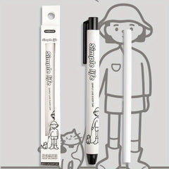 Cartoon Pen Shape Eraser, Retractable & Soft